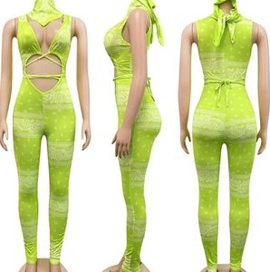 Women jumpsuit with face mask